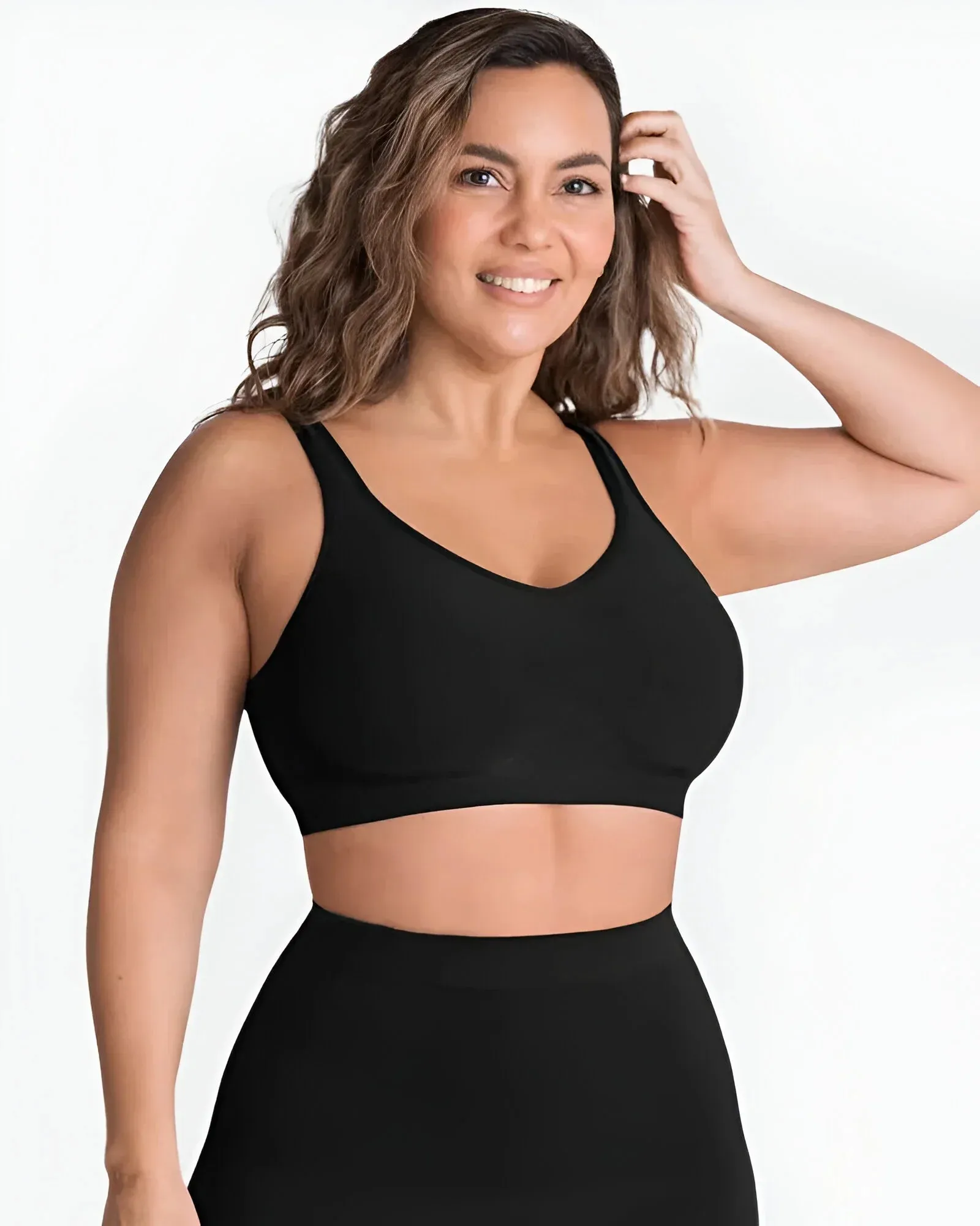 Versatile Wire-Free Shaper Bra with Adjustable Features™