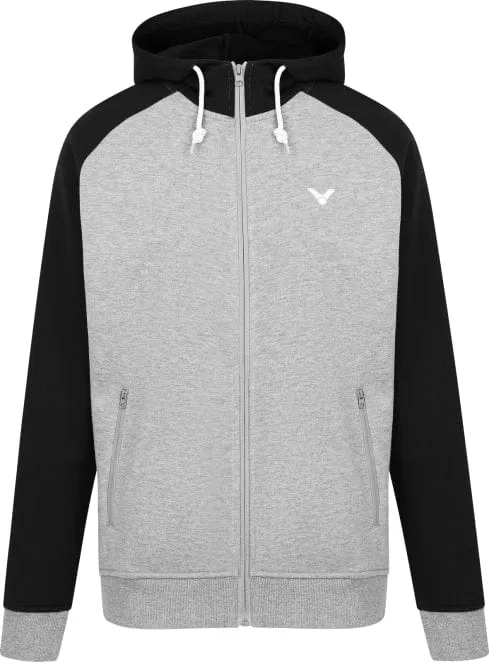Victor Sweater Jacket V-13400 H - Grey / Black
