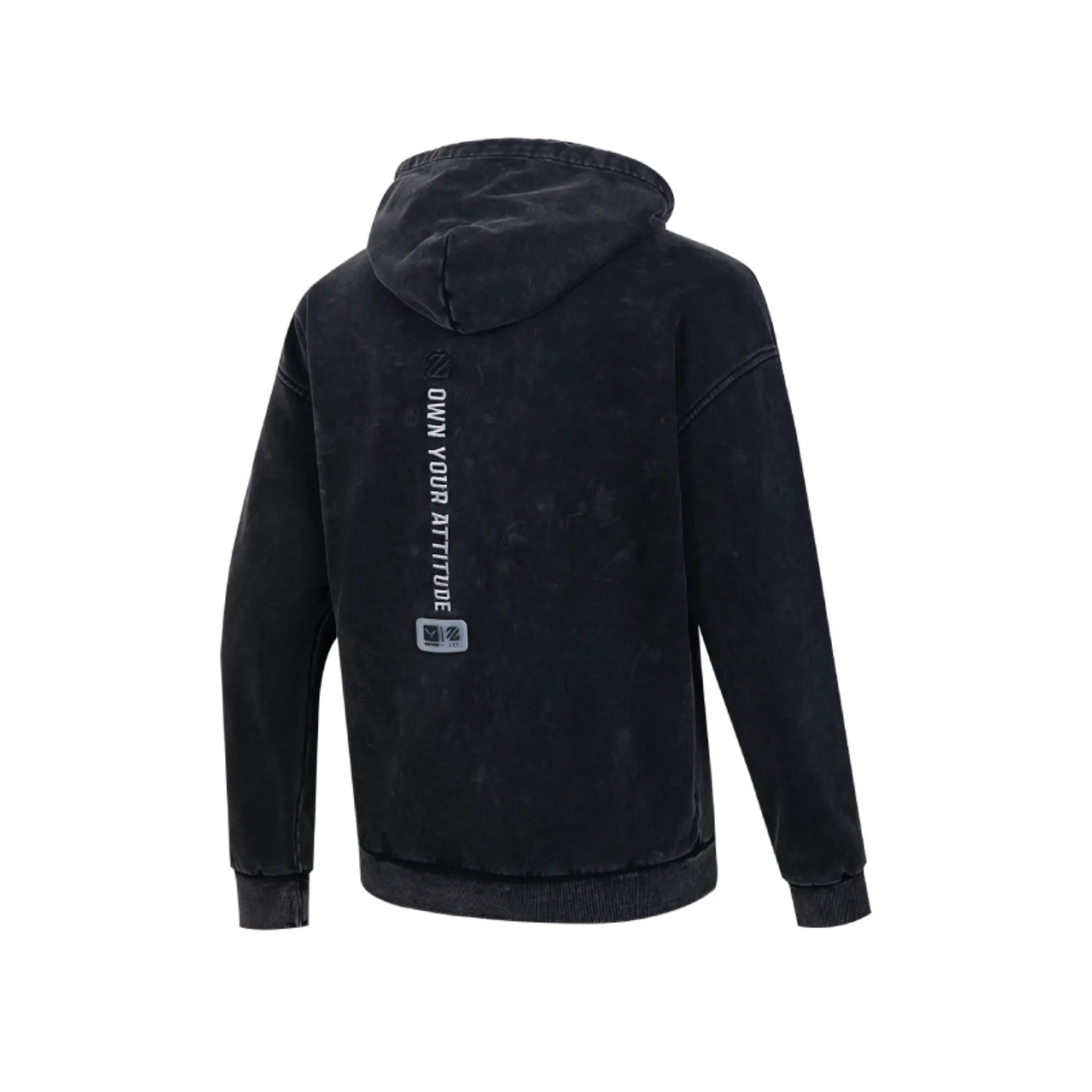 Victor X LZJ T-4507LZJ-C Unisex Hoodie [Vintage Wash Black]