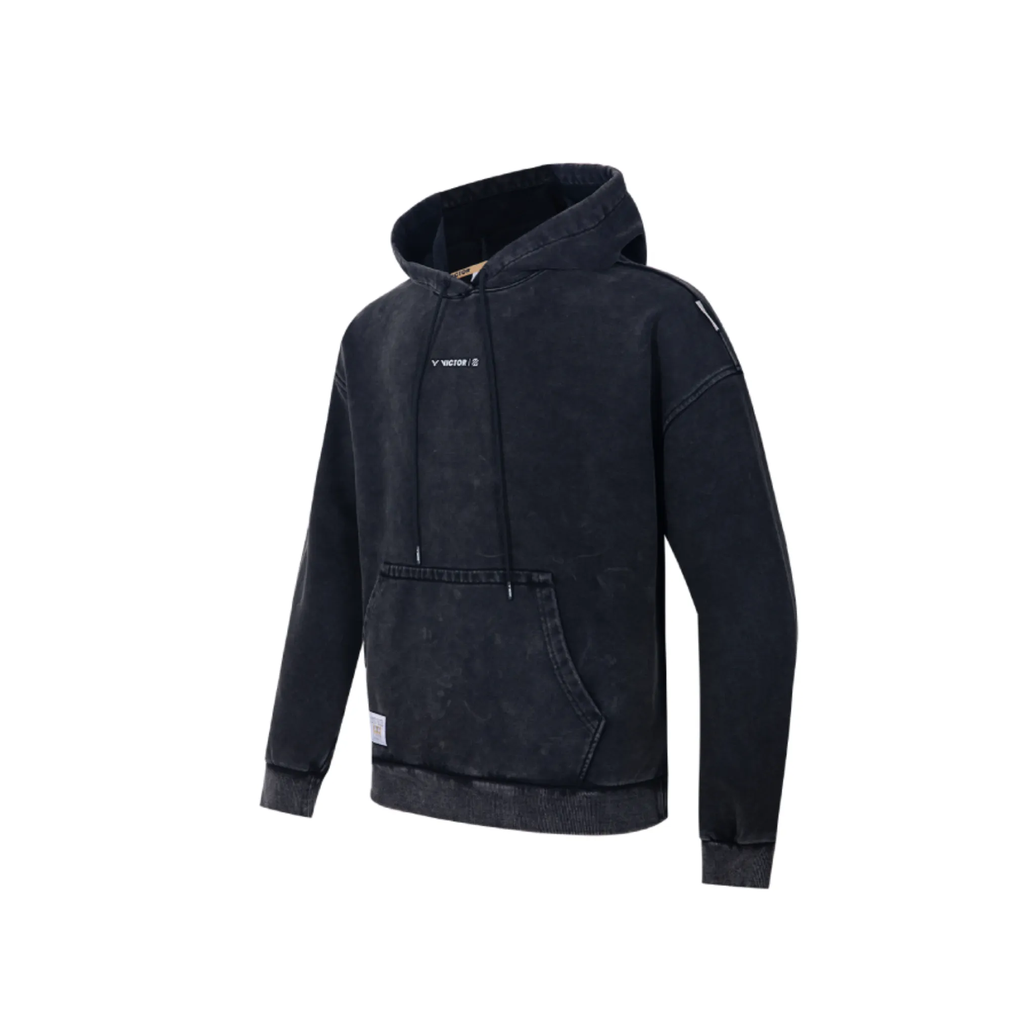 Victor X LZJ T-4507LZJ-C Unisex Hoodie [Vintage Wash Black]