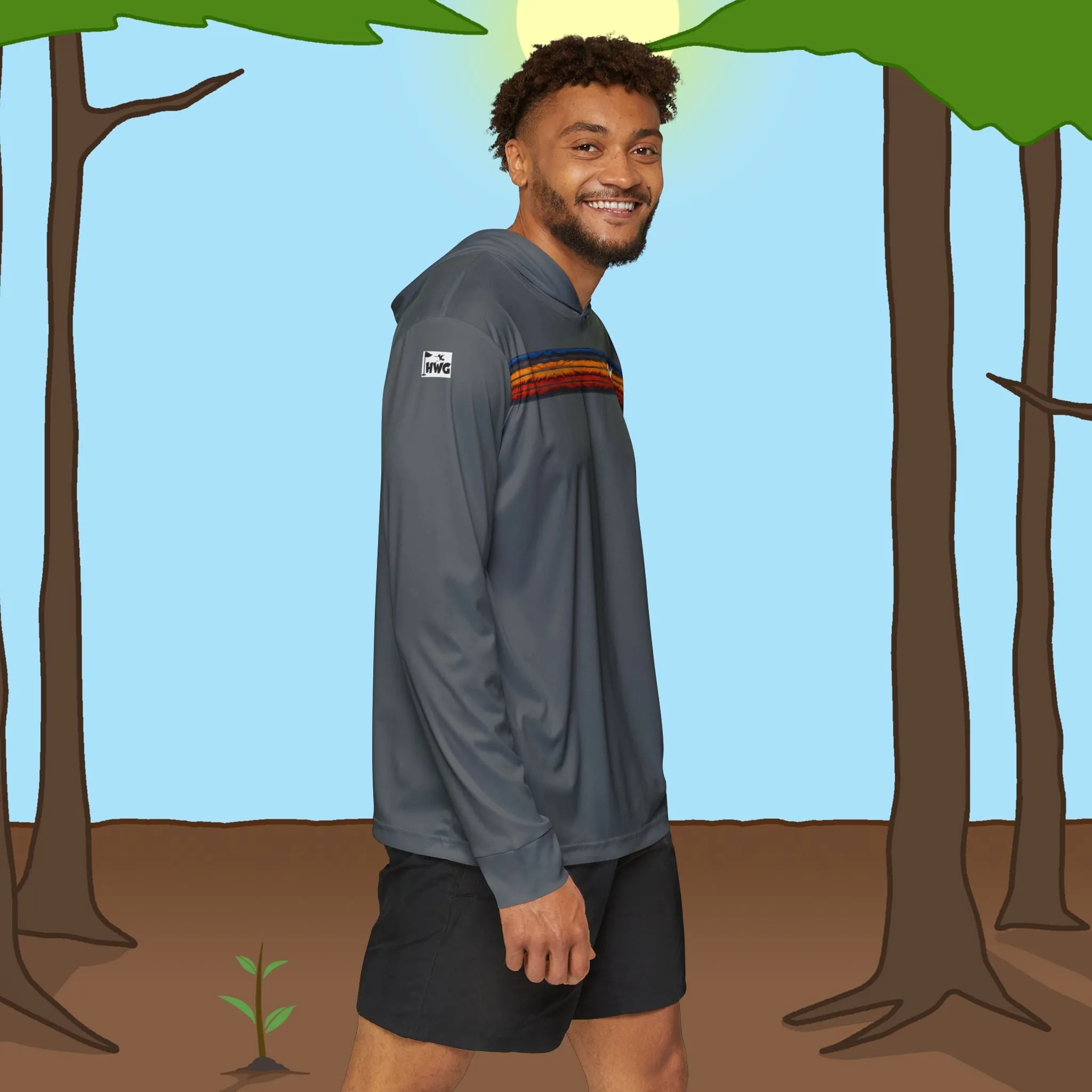 Vintage Golf  Warmup Sports Hoodie