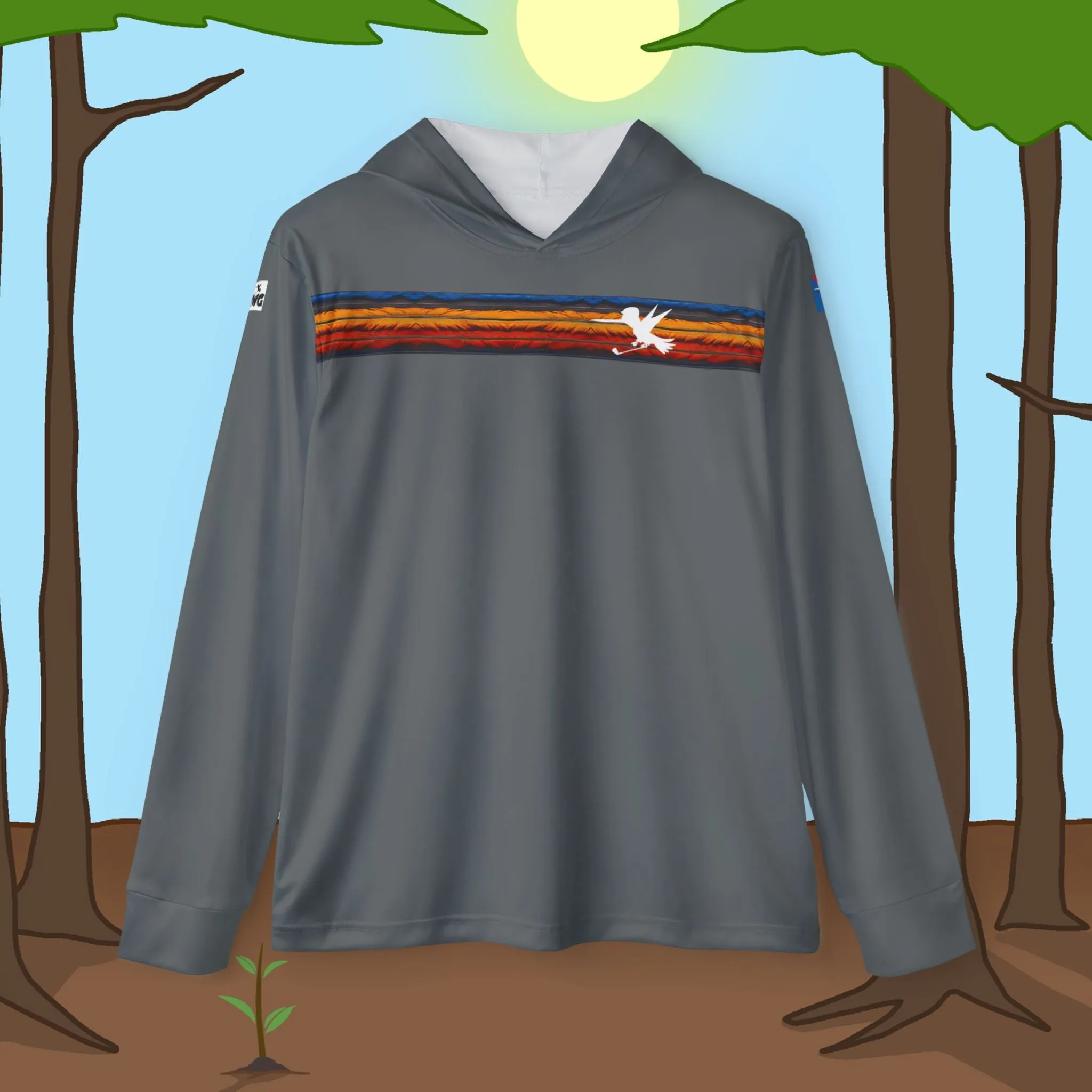 Vintage Golf  Warmup Sports Hoodie