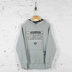 Vintage NFL Oakland Raiders Hoodie - Grey - L
