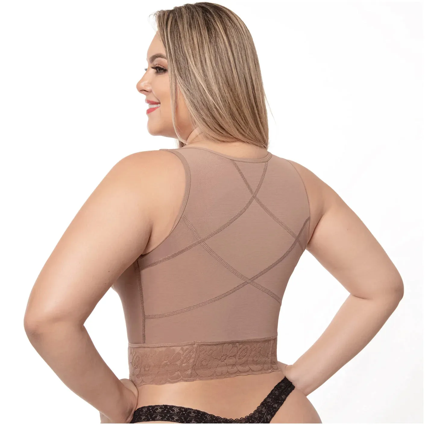 Waist-Length High-Support Bra