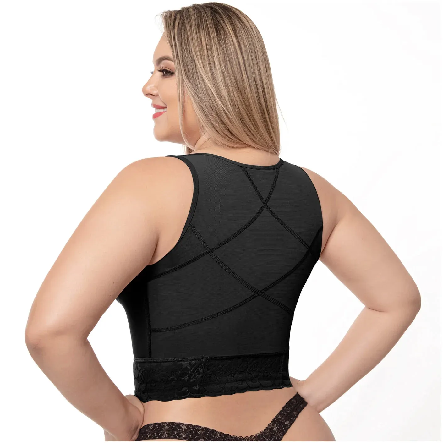 Waist-Length High-Support Bra