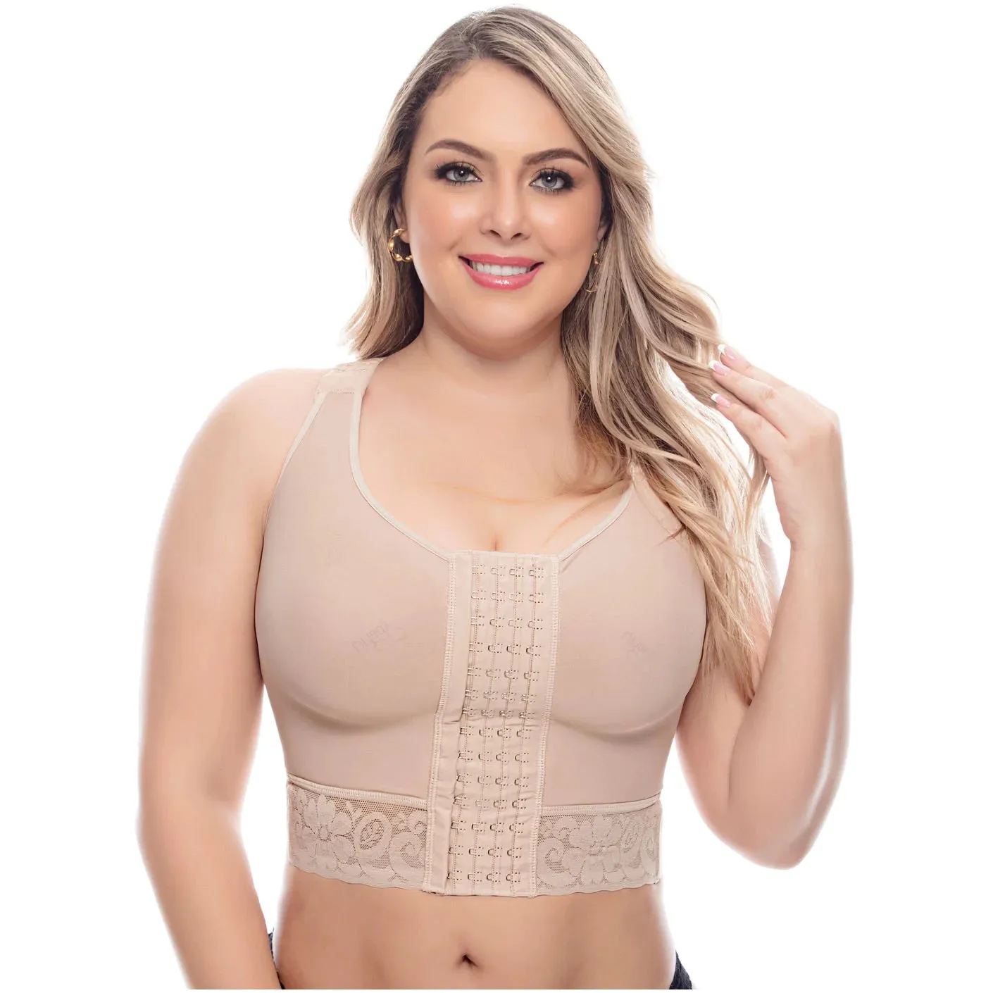Waist-Length High-Support Bra