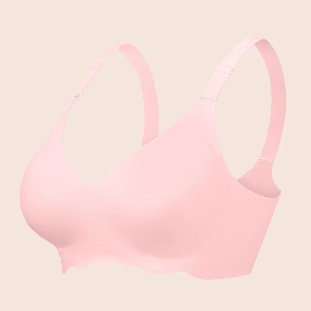 Wave Fashion V-Neck Seamless Full Coverage Bra