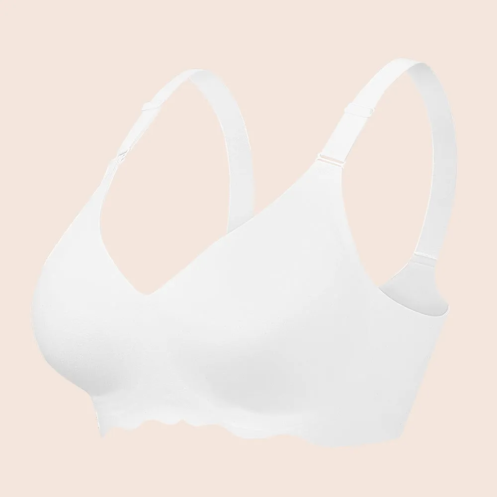 Wave Fashion V-Neck Seamless Full Coverage Bra