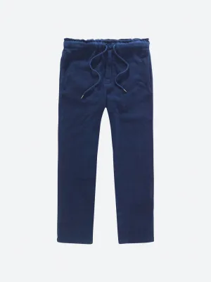 Weekend Navy Terry Pant