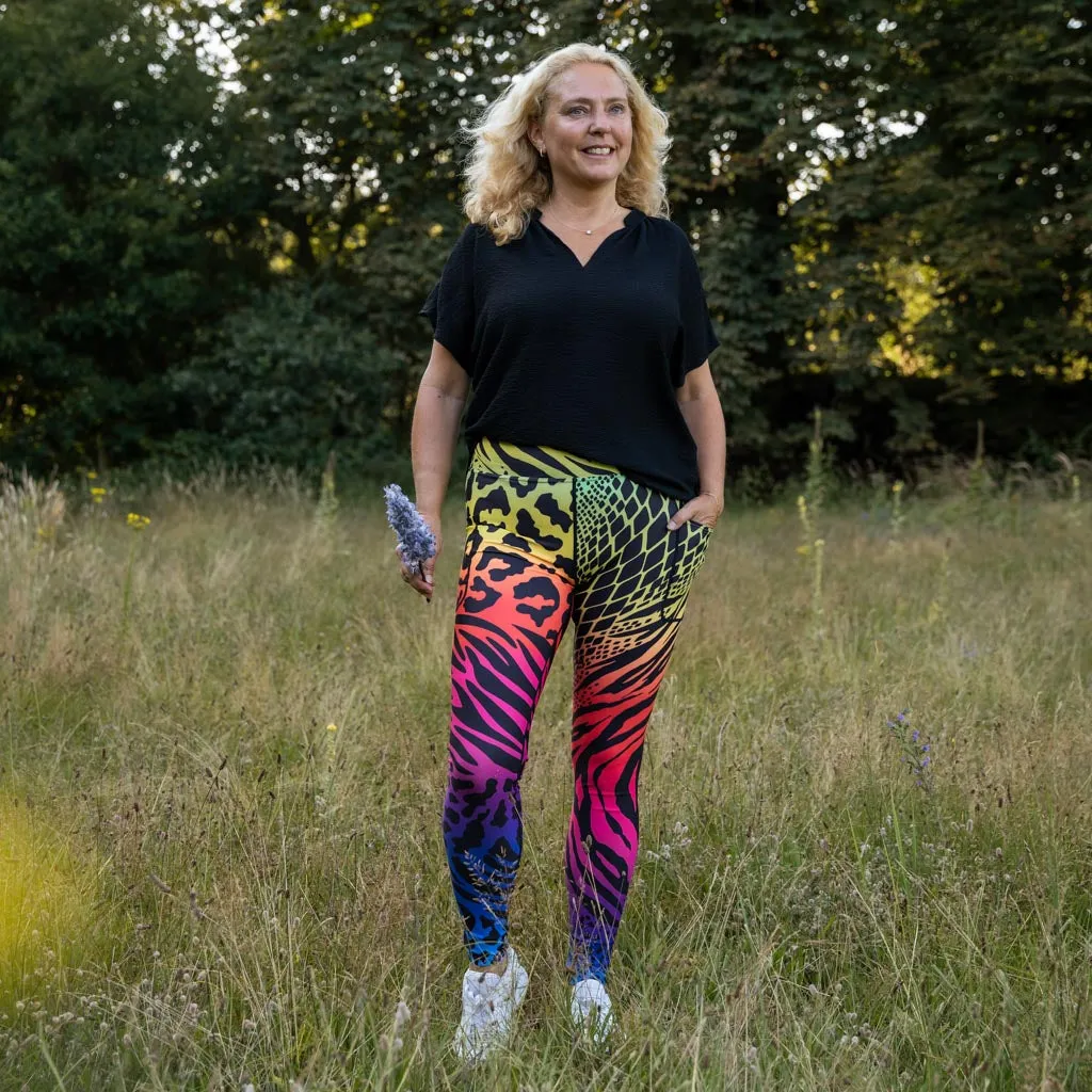 Wild Rainbow Leggings