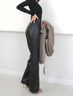 Winter Foundation Straight-leg Trousers Fleece-lined Thickened