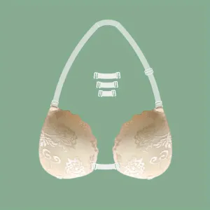 Wireless Adhesive Lace Bras Support - Elegant IdeaCCSZ Bras for Swimwear, Wedding & Formal Dresses