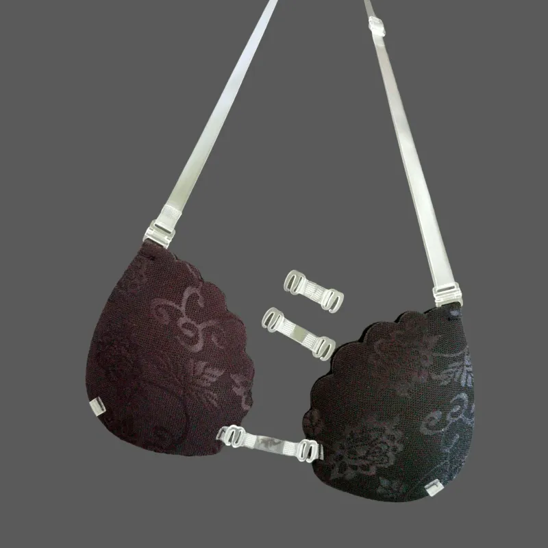 Wireless Adhesive Lace Bras Support - Elegant IdeaCCSZ Bras for Swimwear, Wedding & Formal Dresses