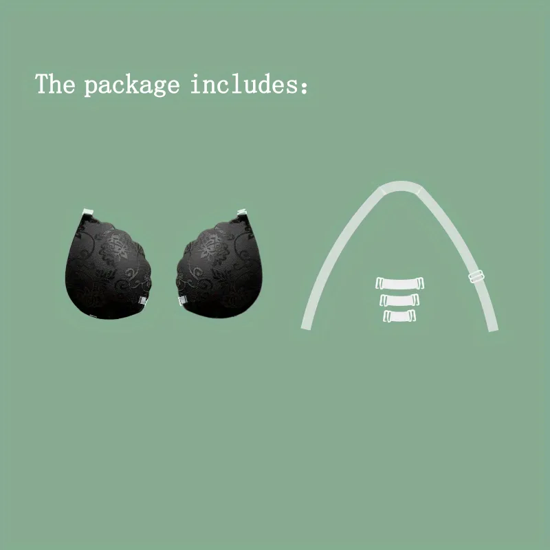 Wireless Adhesive Lace Bras Support - Elegant IdeaCCSZ Bras for Swimwear, Wedding & Formal Dresses