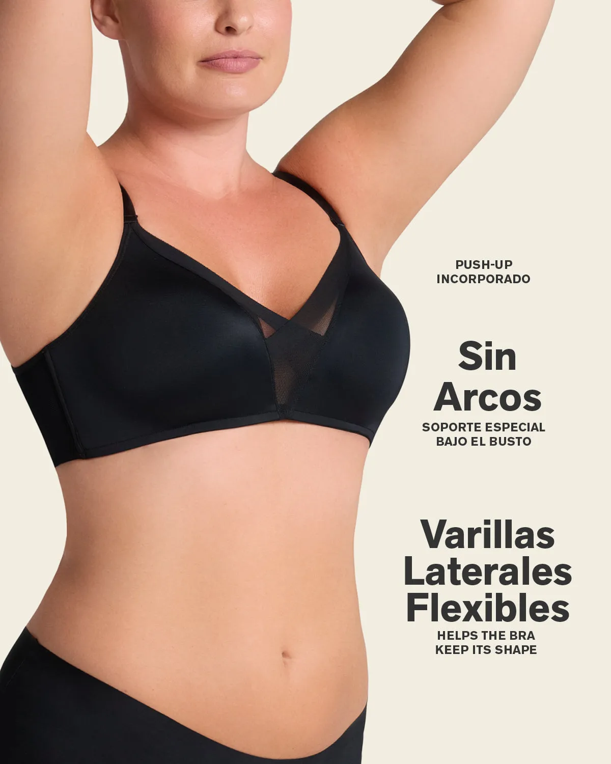 Wireless Push Up Bra