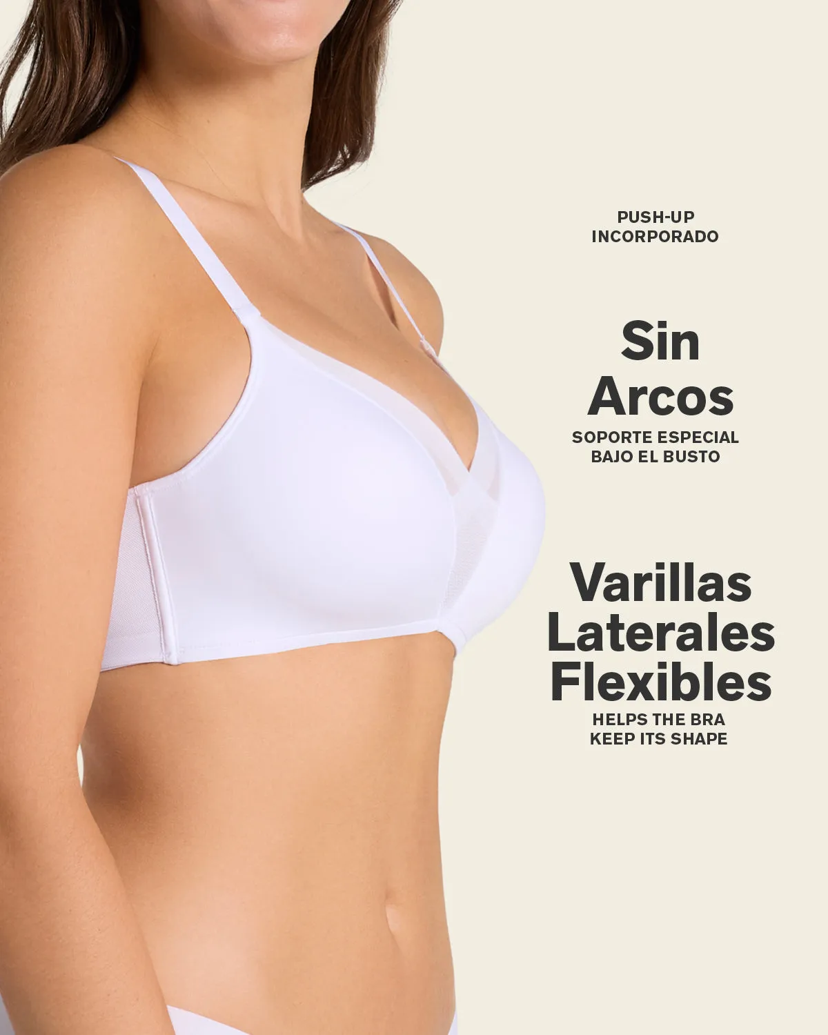 Wireless Push Up Bra