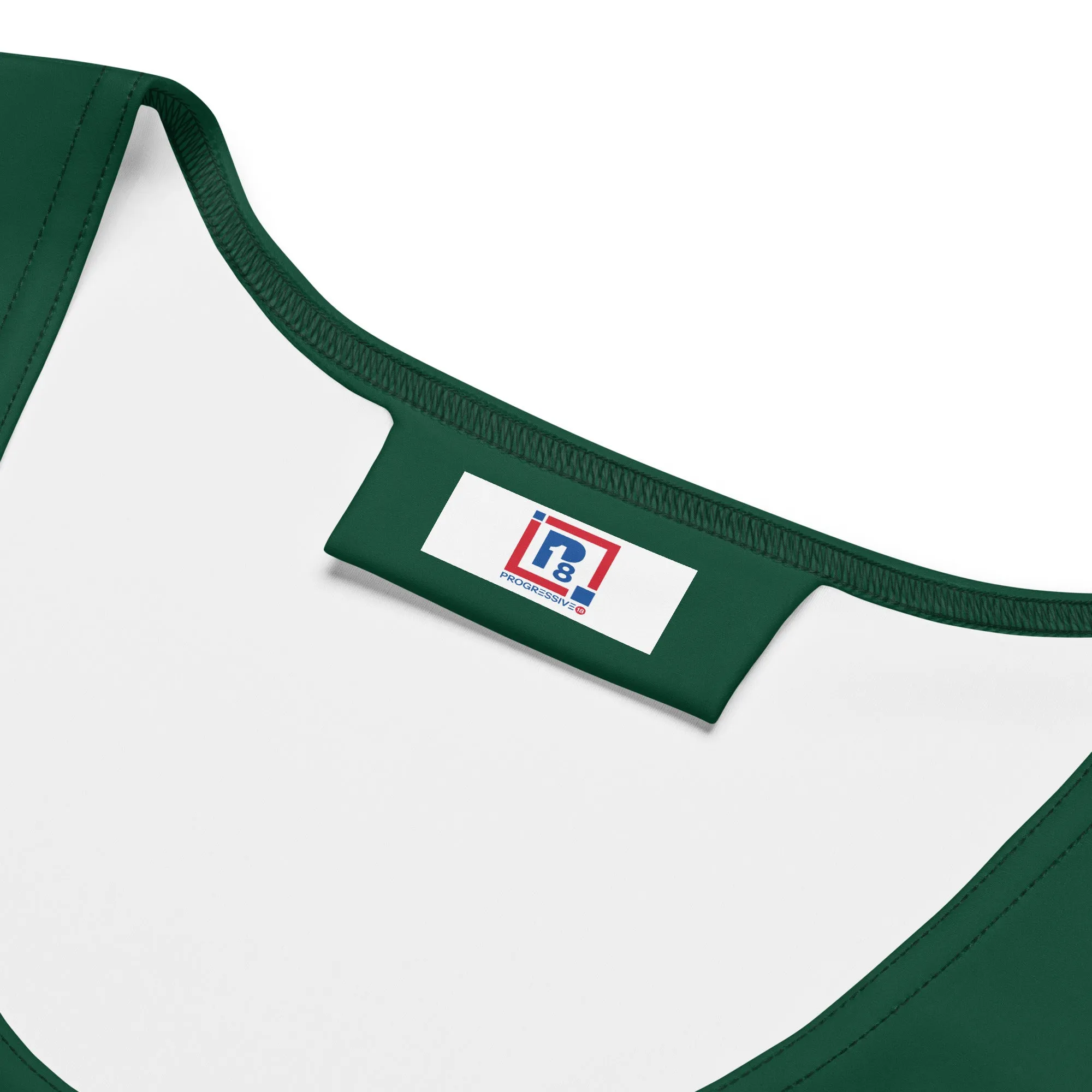 Women's Emerald Green Crop Tank Top