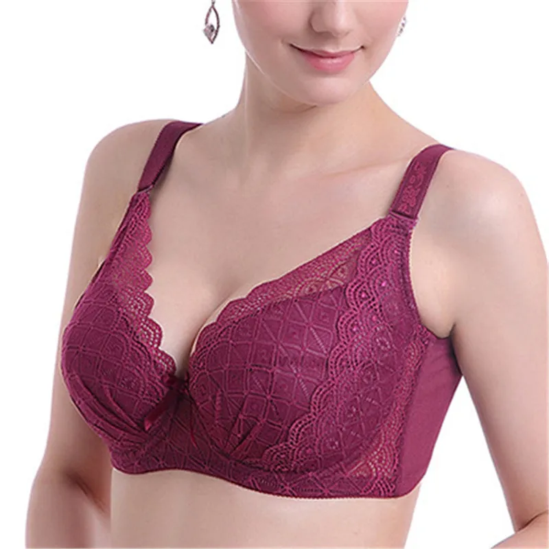 Women's Plus Size Minimizer Busty Lace Bras - Cameo