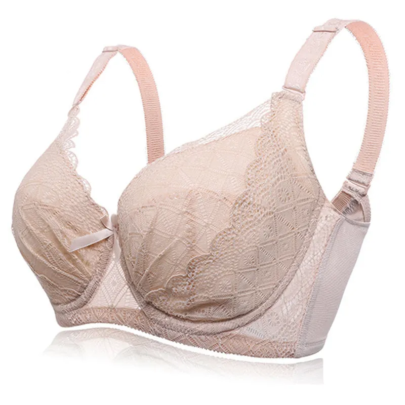 Women's Plus Size Minimizer Busty Lace Bras - Cameo