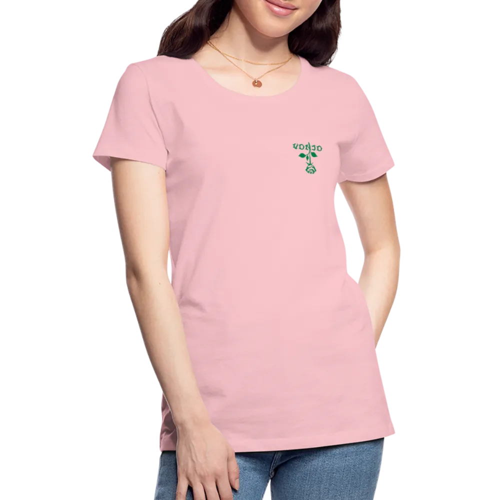 Women's VonJo Floral (Green Letter) Tee
