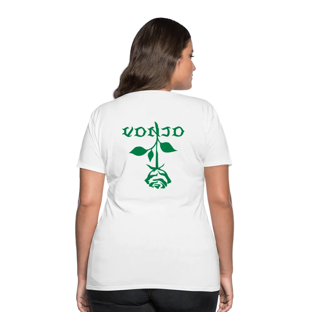 Women's VonJo Floral (Green Letter) Tee