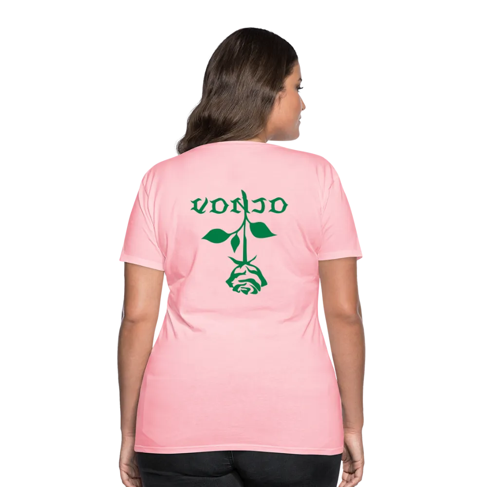 Women's VonJo Floral (Green Letter) Tee
