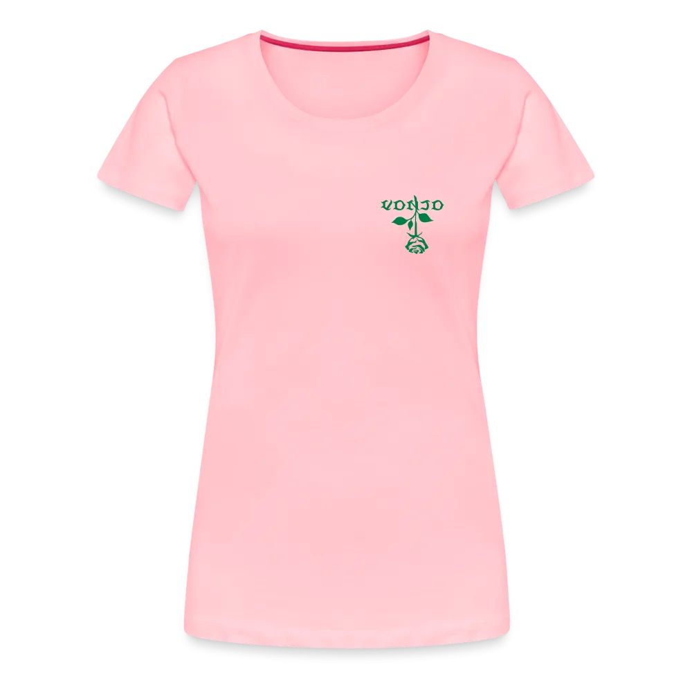 Women's VonJo Floral (Green Letter) Tee
