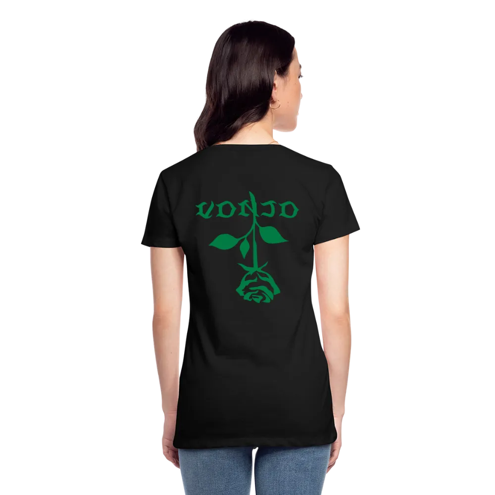 Women's VonJo Floral (Green Letter) Tee
