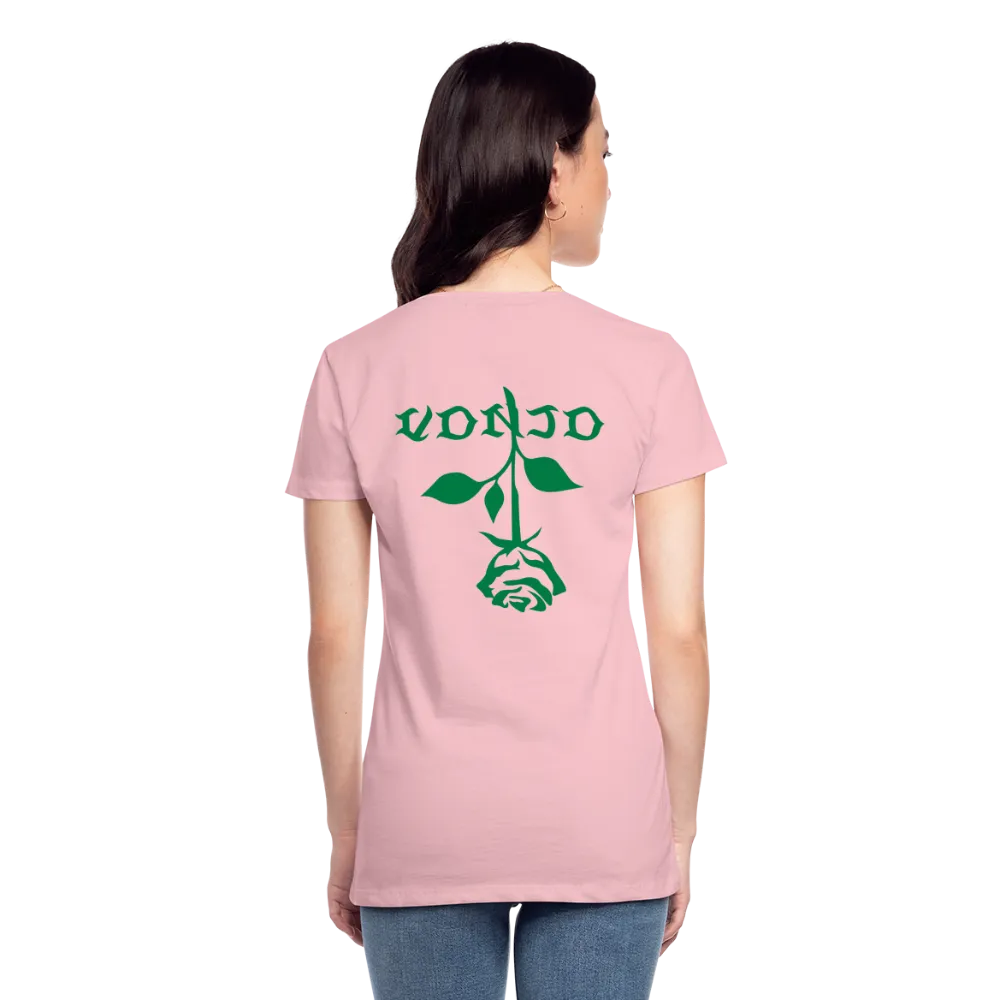 Women's VonJo Floral (Green Letter) Tee