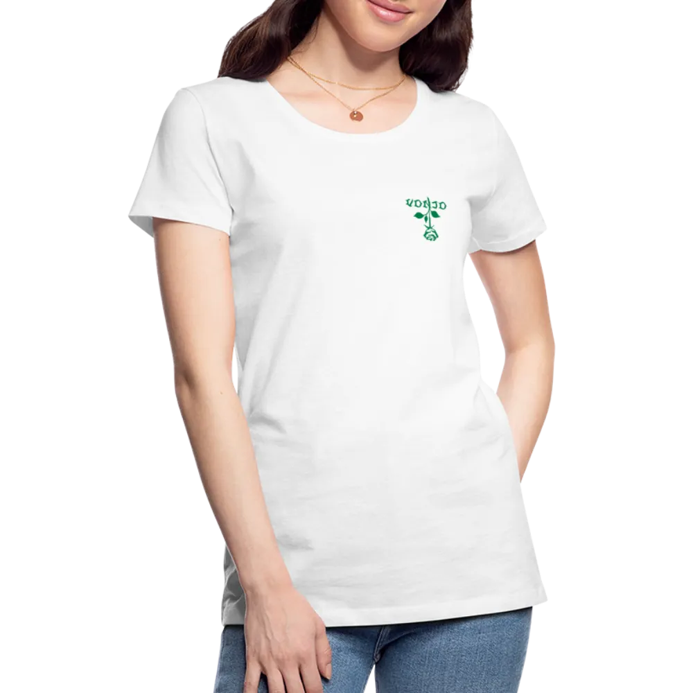 Women's VonJo Floral (Green Letter) Tee