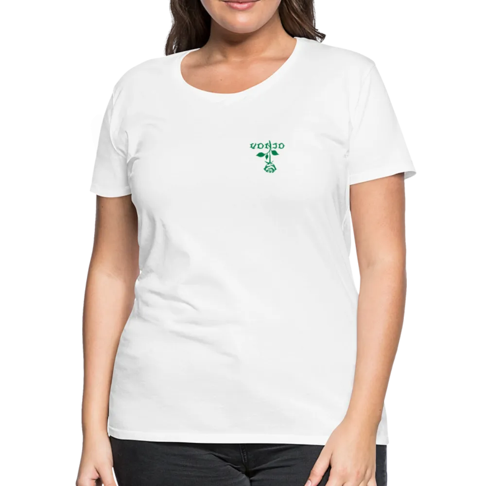 Women's VonJo Floral (Green Letter) Tee