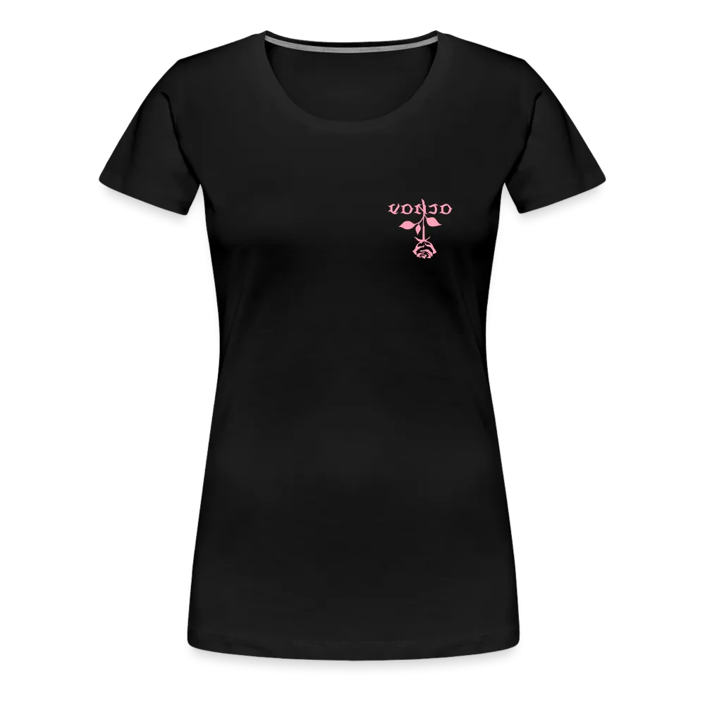 Women's VonJo Floral (Pink Letter) Tee