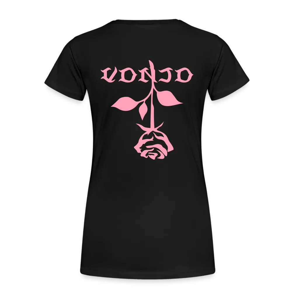 Women's VonJo Floral (Pink Letter) Tee