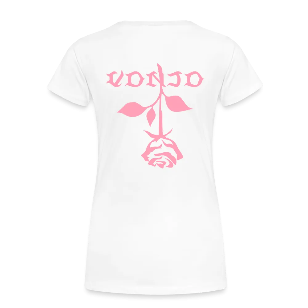Women's VonJo Floral (Pink Letter) Tee