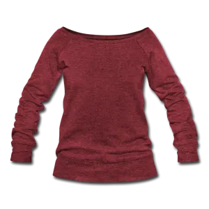 Women's Wideneck Sweatshirt (Personalize)