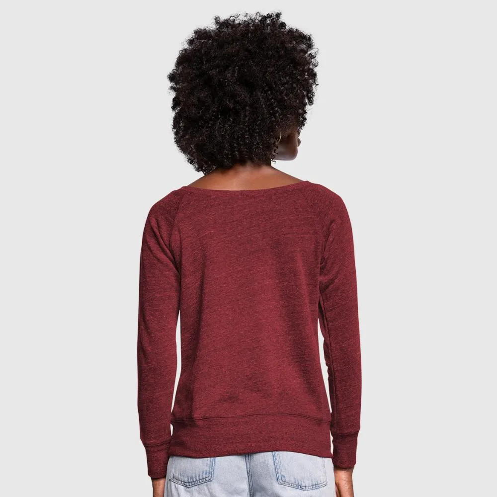 Women's Wideneck Sweatshirt (Personalize)