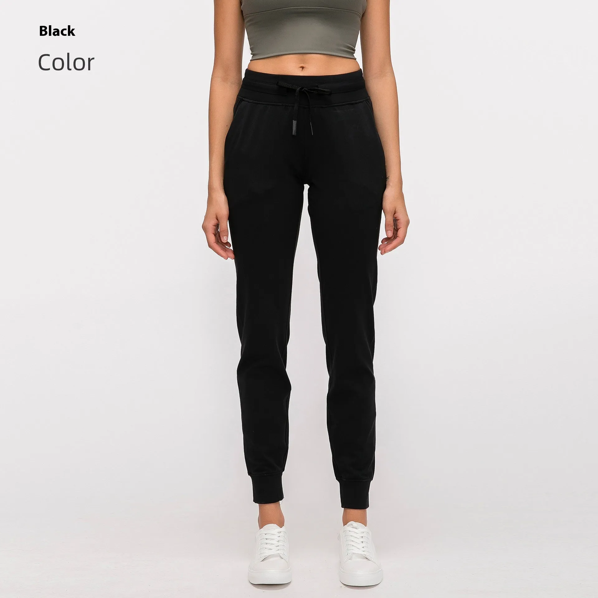 Women's Yoga Drawstring Quick-drying Elastic Yoga Pants