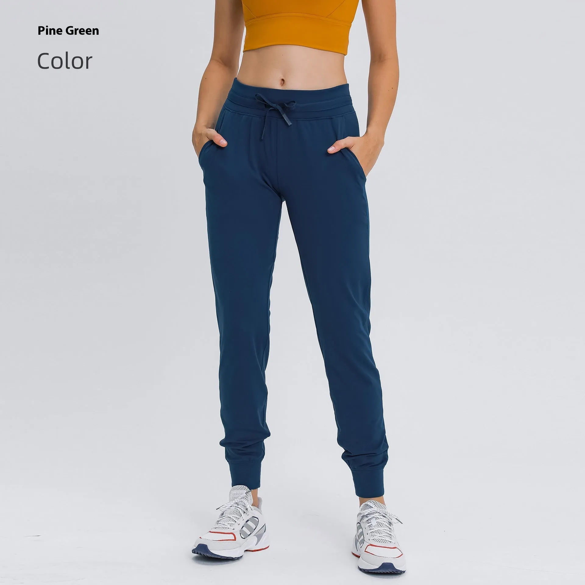 Women's Yoga Drawstring Quick-drying Elastic Yoga Pants