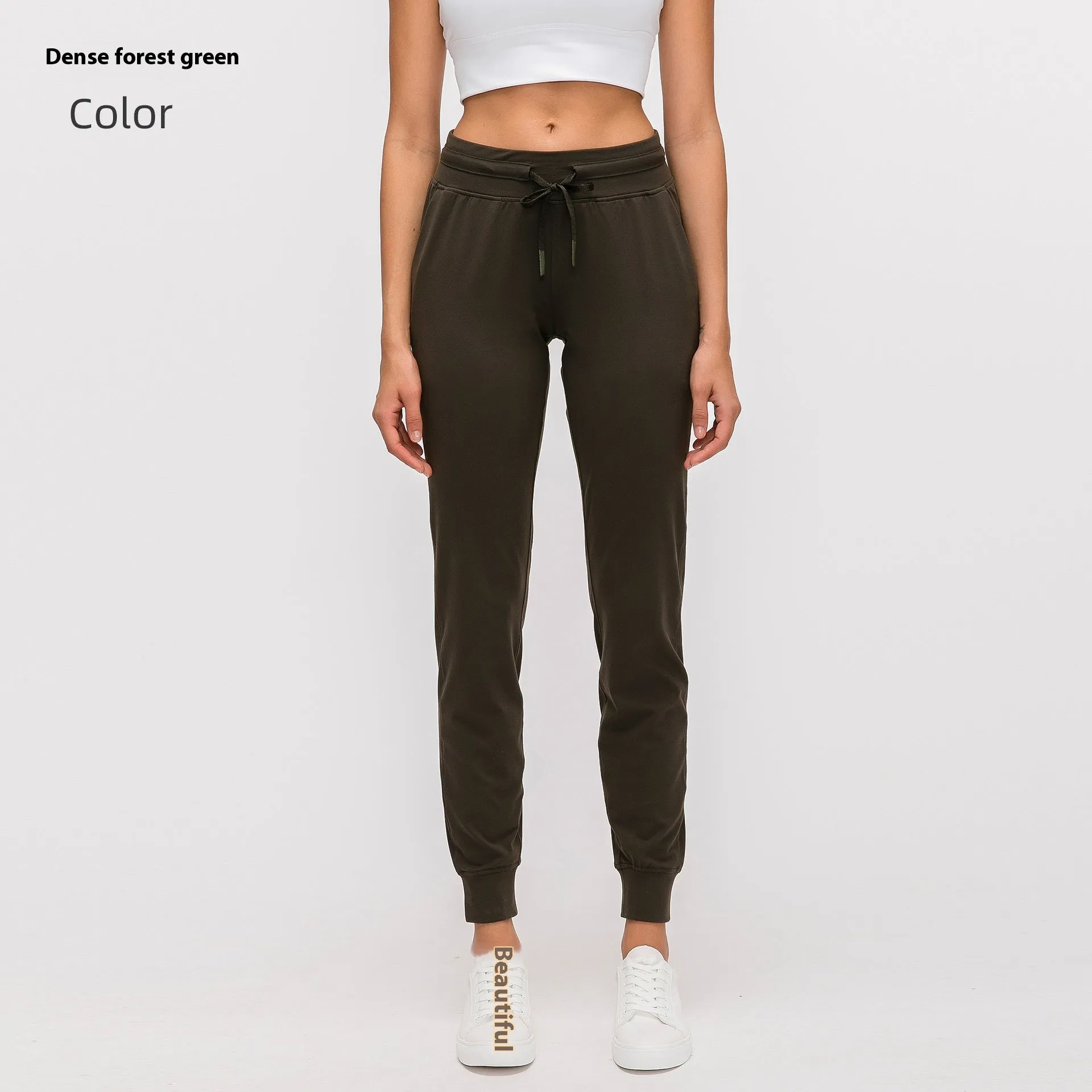 Women's Yoga Drawstring Quick-drying Elastic Yoga Pants