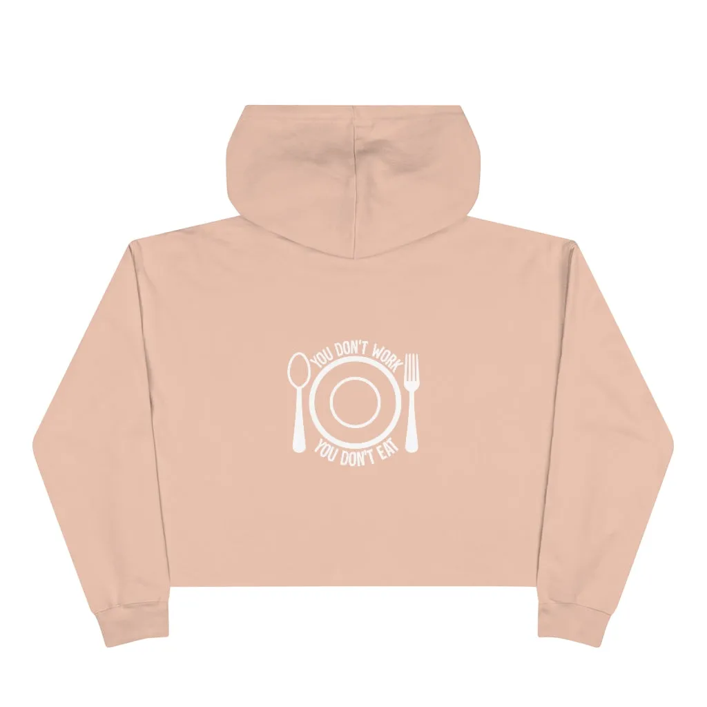 WORK Crop Hoodie