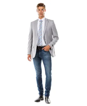 Zegarie Slim Fit Suit Separates Jacket, Celestial Grey