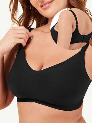 ZX-B-2pc Sexy Seamless Underwear with Shapewear Incorporated Push Up BRA