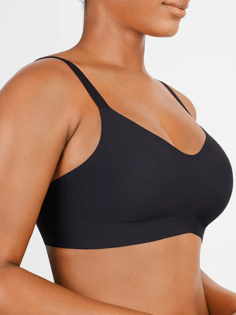 ZX-B-2pc Sexy Seamless Underwear with Shapewear Incorporated Push Up BRA