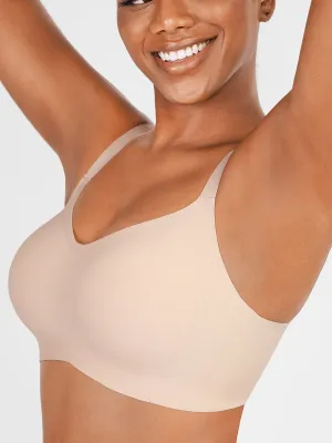 ZX-B-2pc Sexy Seamless Underwear with Shapewear Incorporated Push Up BRA